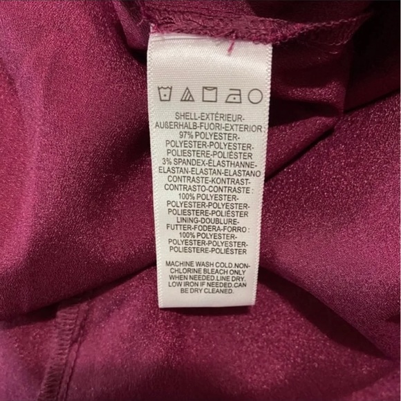 Dress the Population Strapless Chiffon Dress NWT - Picture 10 of 11